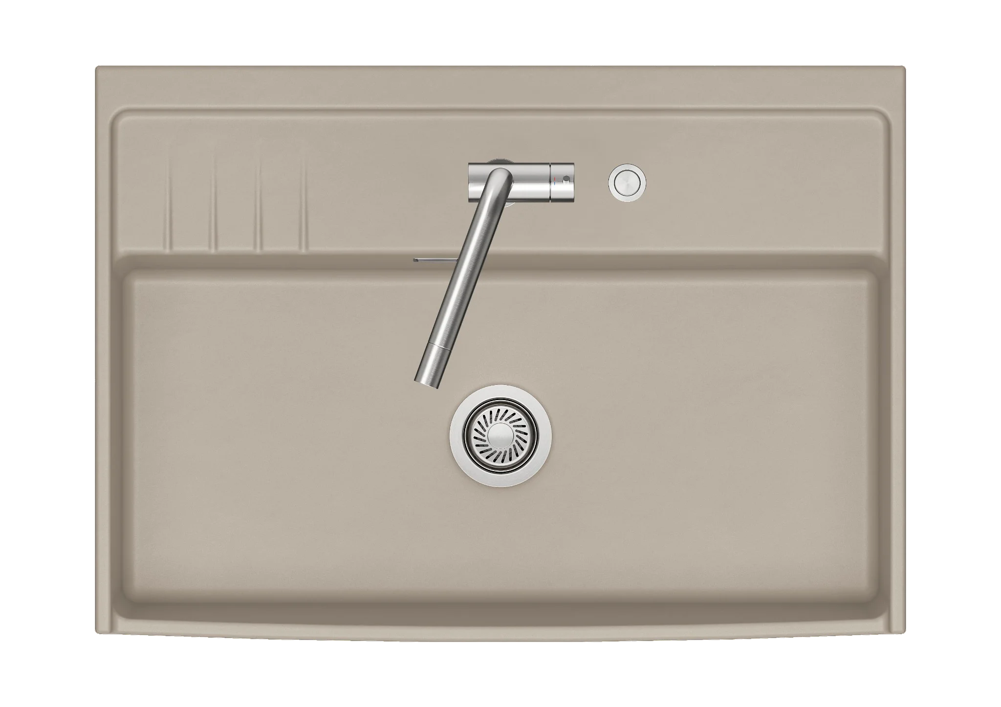 beige Spüle